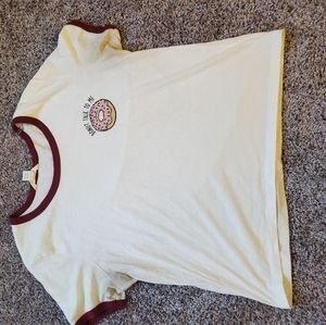 Urban heritage "donut talk to me" cropped tshirt